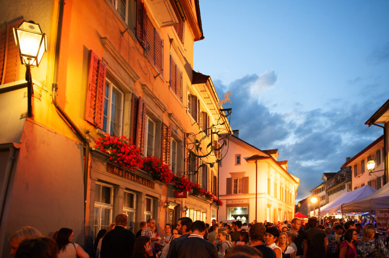 Bülach Nachtcafé Abendstimmung